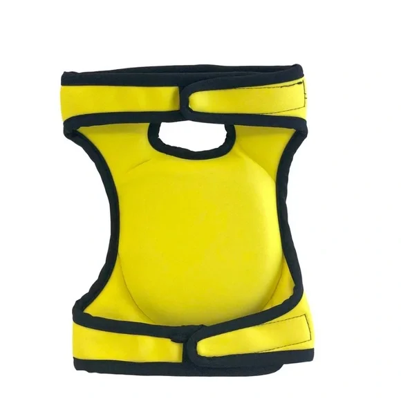 Bright Yellow Velcro Gardening Knee Pads - Picture 5 of 5